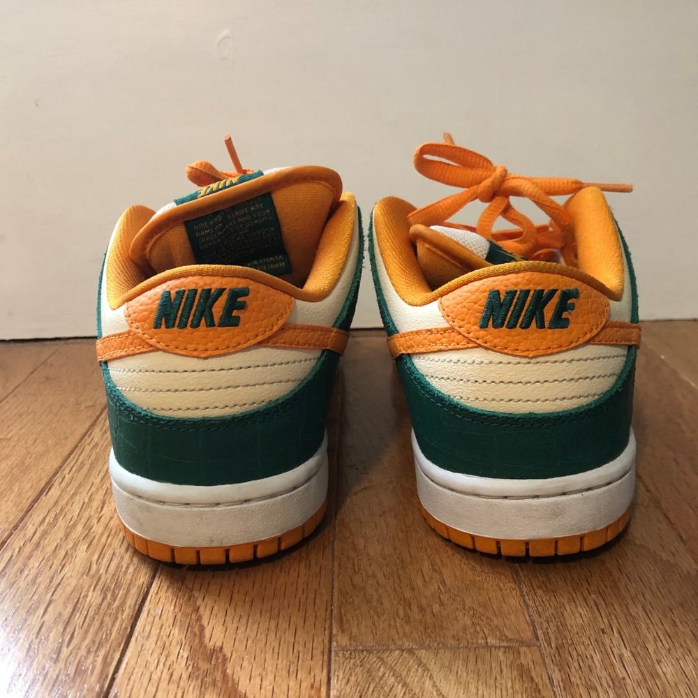 Nike Dunk SB Low Legion Pine Kumquat Size 5.5M/7W - Picture 3 of 9
